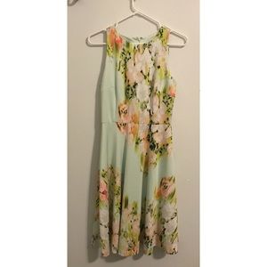 Floral wedding guest dress